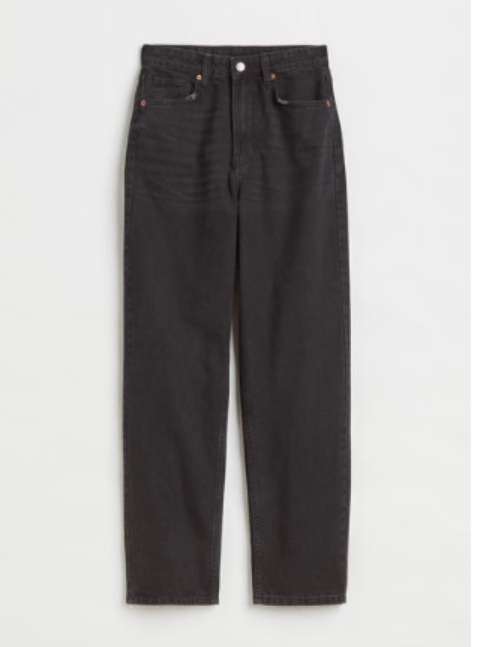 90’s Mom Jeans-Black Straight-Leg